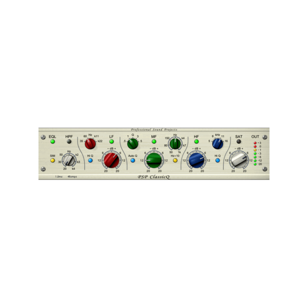 PSP Audioware ClassicQ 英式混音台等化器 Plugin (下載版) - 效果器軟體 Plugin