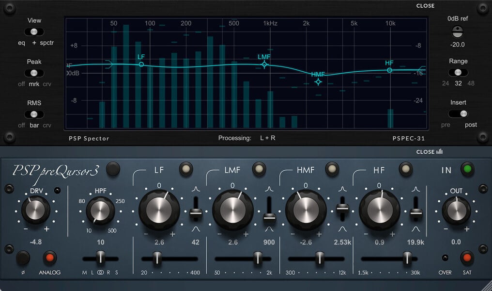 PSP Audioware preQursor3 類比建模等化器 Plugin (下載版) - 效果器軟體 Plugin