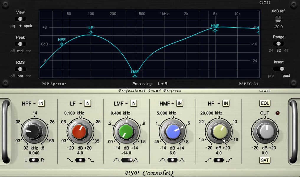 PSP Audioware ConsoleQ 2 英式混音台等化器 Plugin (下載版) - 效果器軟體 Plugin