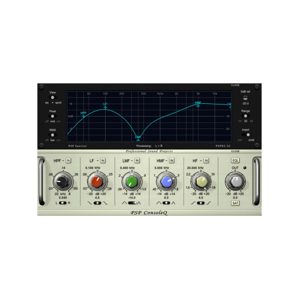 PSP Audioware ConsoleQ 2 英式混音台等化器 Plugin (下載版) - 效果器軟體 Plugin