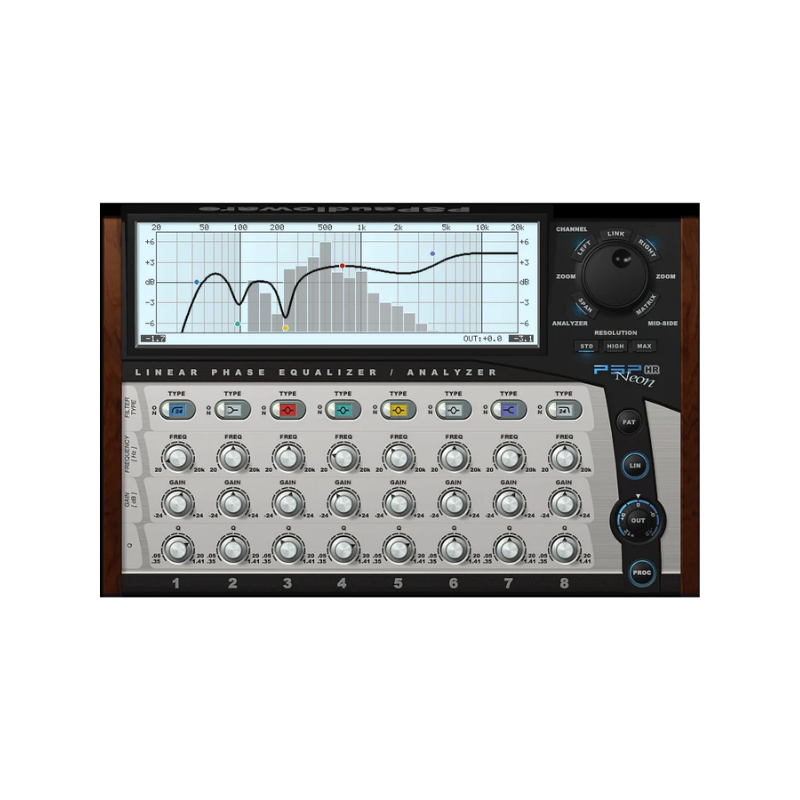 Neon HR 線性相位 EQ 效果器 Plugin (下載版)
