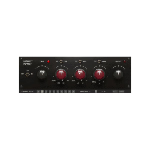 PSP Audioware Datamix A567 經典混音台等化器 Plugin (下載版) - 效果器軟體 Plugin