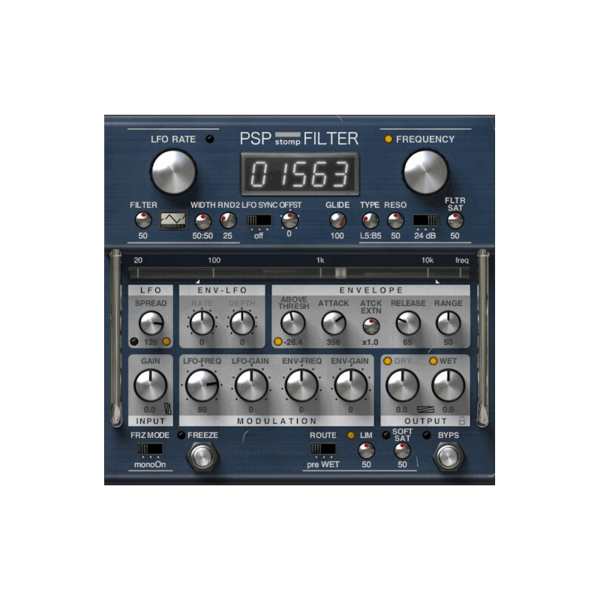 PSP Audioware stompFilter 調變濾波器 Plugin (下載版) - 效果器軟體 Plugin