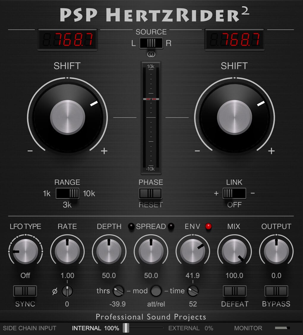 HertzRider2 立體聲頻率位移器 Plugin (下載版)