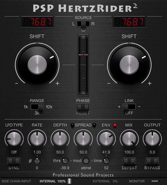 PSP Audioware HertzRider2 立體聲頻率位移器 Plugin (下載版) - 效果器軟體 Plugin