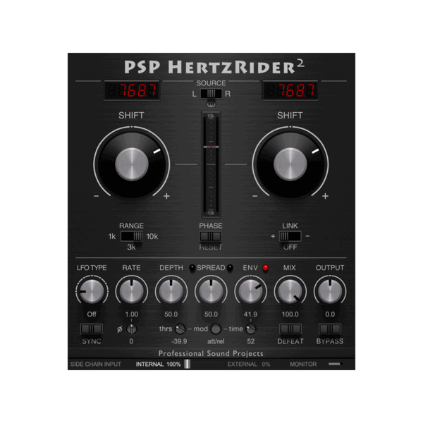 PSP Audioware HertzRider2 立體聲頻率位移器 Plugin (下載版) - 效果器軟體 Plugin