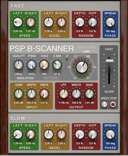 PSP Audioware B-Scanner Hammond 顫音 / 合唱效果器 Plugin (下載版) - 主圖