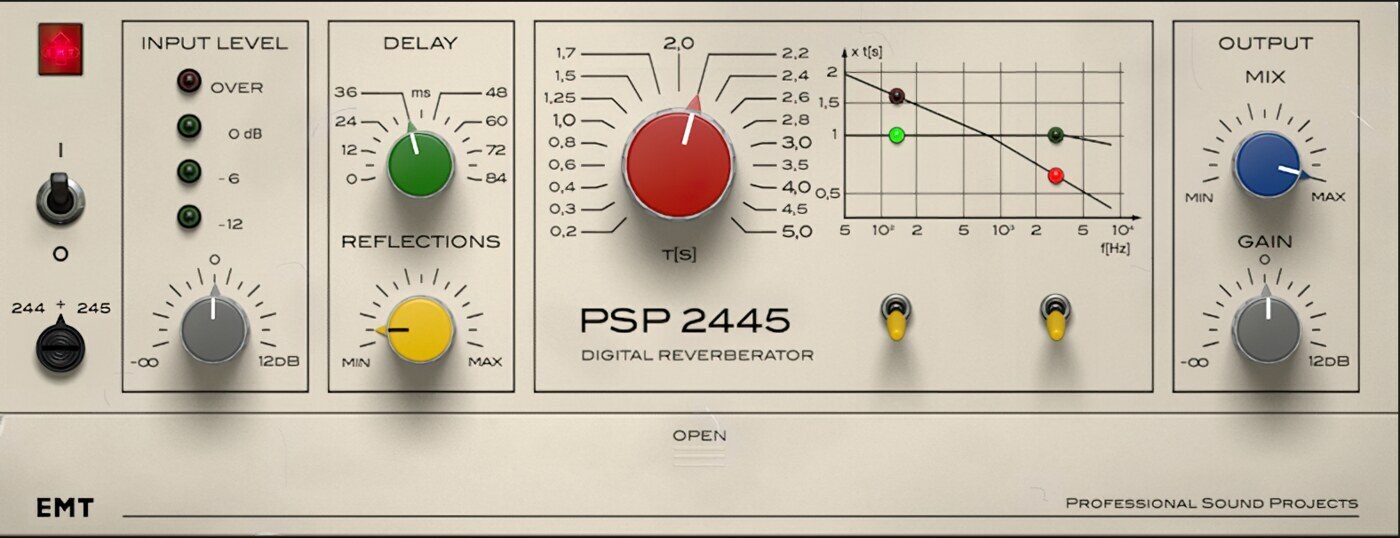 PSP Audioware 2445 EMT 早期數位殘響效果器 Plugin (下載版) - 效果器軟體 Plugin