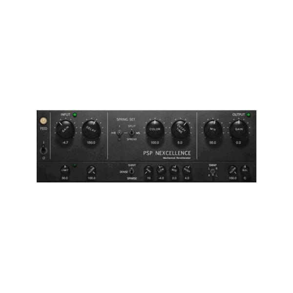 PSP Audioware Nexcellence 項鍊式彈簧殘響效果器 Plugin (下載版) - 效果器軟體 Plugin