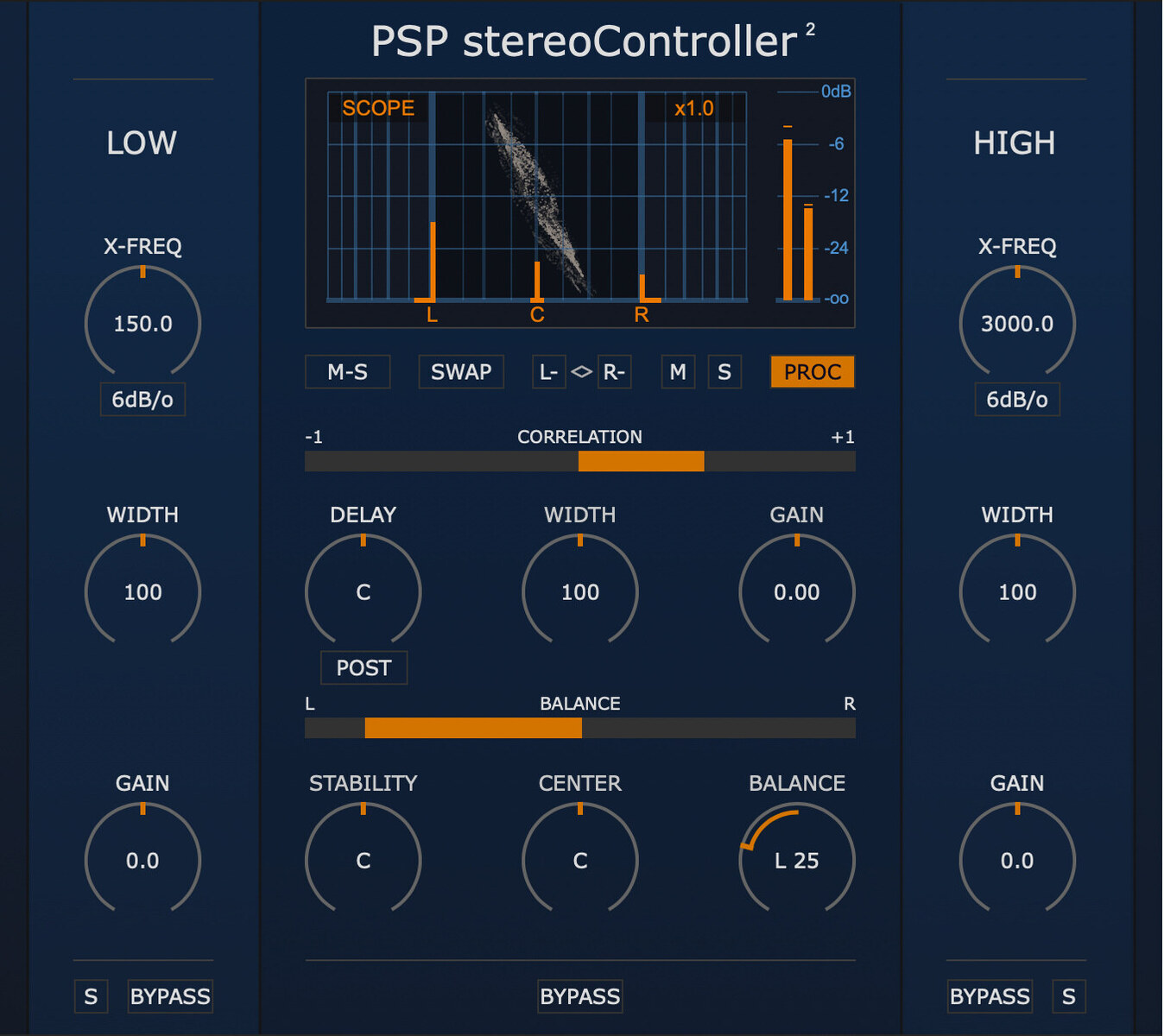 PSP Audioware stereoController2 立體聲修正工具 Plugin (下載版) - 產品圖片 1
