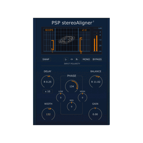 PSP Audioware stereoAligner2 立體聲相位 / 時間校正 Plugin (下載版) - 效果器軟體 Plugin