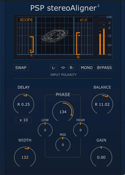 PSP Audioware stereoAligner2 立體聲相位 / 時間校正 Plugin (下載版)