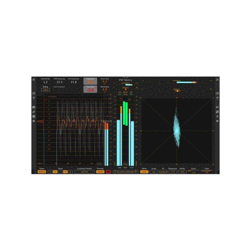 PSP Audioware Metra 即時分析 / 計量 Plugin (下載版) - Main Image