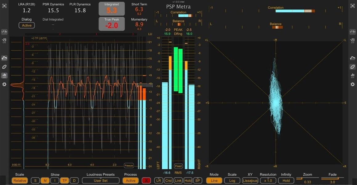 PSP Audioware Metra 即時分析 / 計量 Plugin (下載版) - 效果器軟體 Plugin