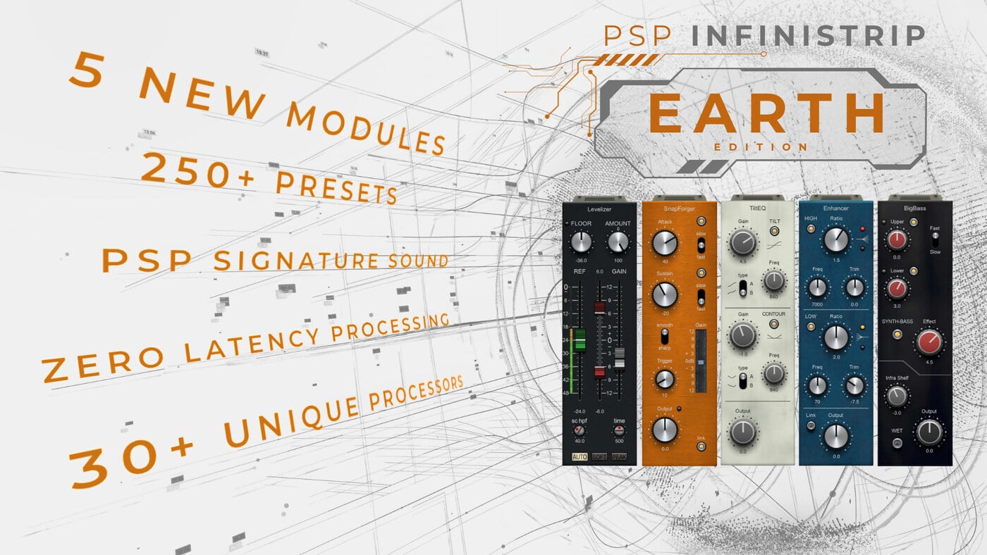 InfiniStrip Earth 零延遲模組化通道條 Plugin (下載版)
