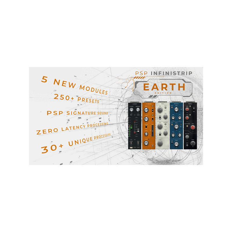InfiniStrip Earth 零延遲模組化通道條 Plugin (下載版)