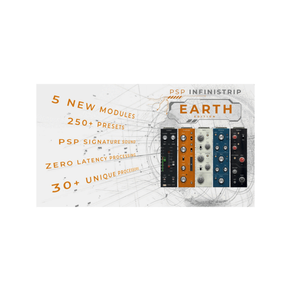 PSP Audioware InfiniStrip Earth 零延遲模組化通道條 Plugin (下載版) - 效果器軟體 Plugin