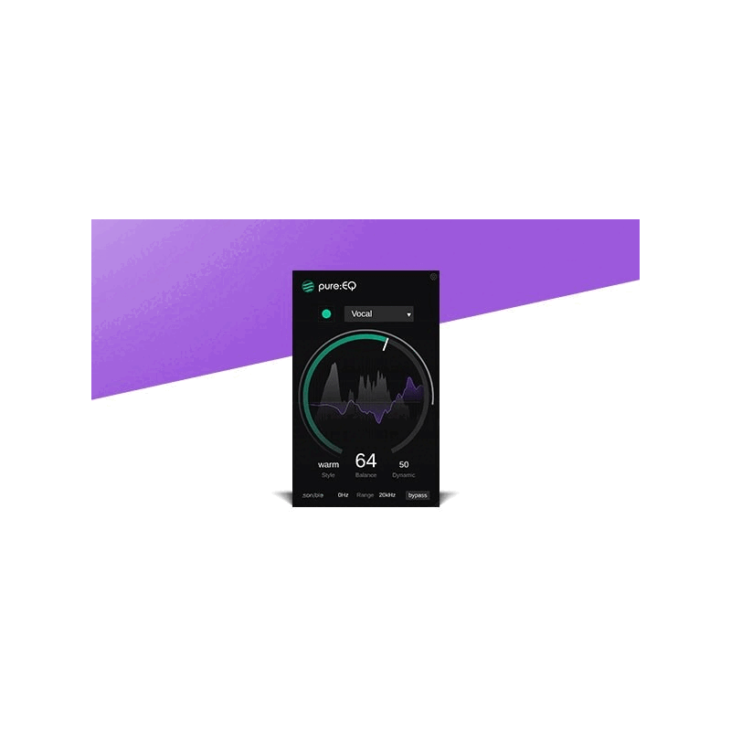 sonible pure:EQ 一鍵智慧等化器 Plugin (下載版) - Main Image