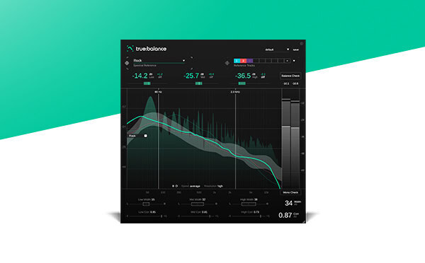 sonible true:balance 頻譜平衡 / 單聲道相容計量 Plugin (下載版) - 效果器軟體 Plugin