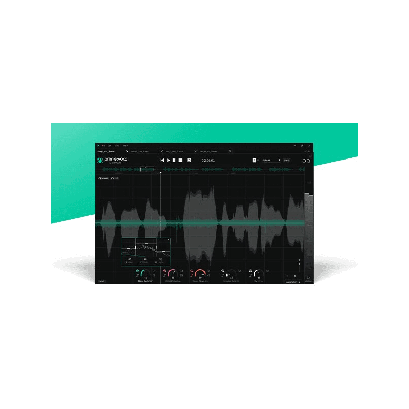 prime:vocal AI 人聲修復處理軟體 (下載版)