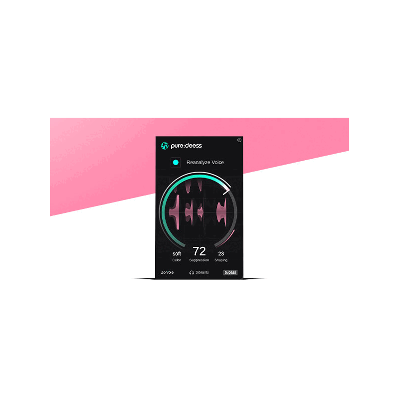 sonible pure:deess 一鍵齒音消除 Plugin (下載版) - Main Image