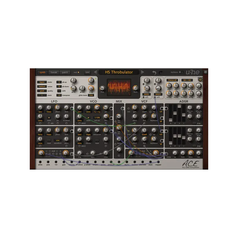u-he ACE 半模組化合成器音源 Plugin (下載版) - 主圖