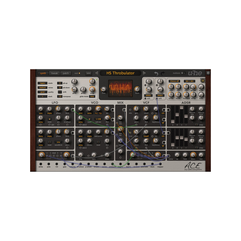 ACE 半模組化合成器音源 Plugin (下載版)