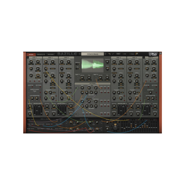 u-he Bazille 模組化相位失真合成器音源 Plugin (下載版) - 音源軟體 Plugin 