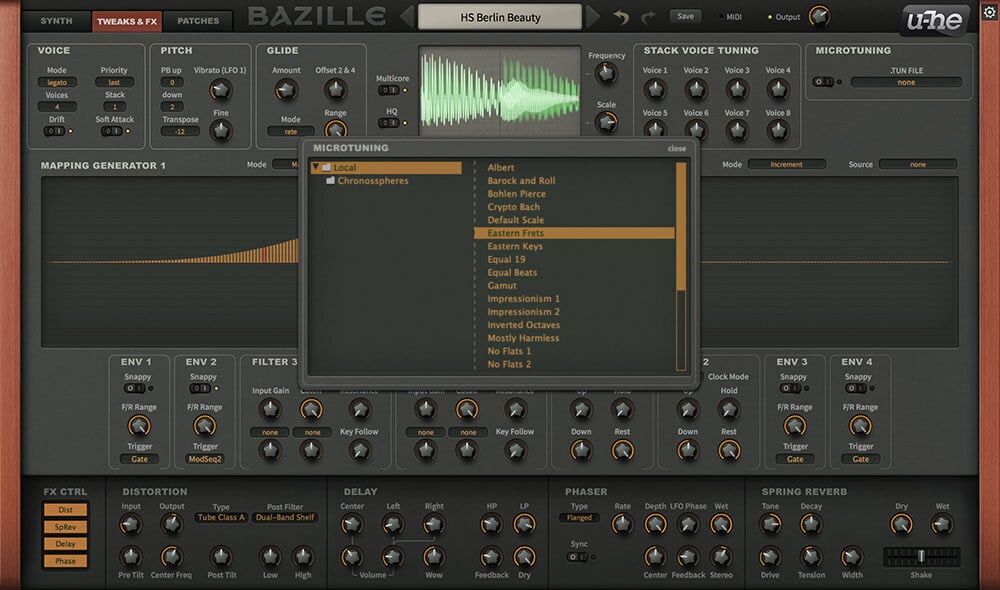 u-he Bazille 模組化相位失真合成器 Plugin (下載版) - 音源軟體 Plugin 