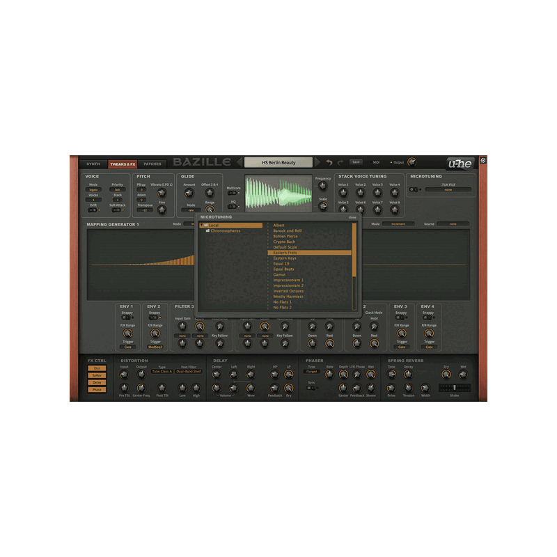 Bazille 模組化相位失真合成器 Plugin (下載版)