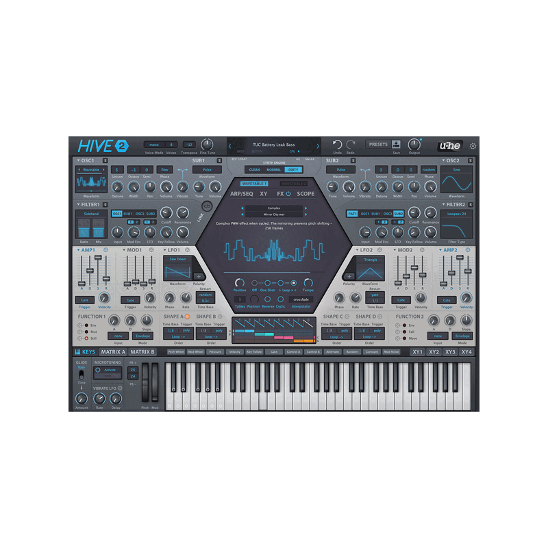 u-he Hive 2 波表合成器 Plugin (下載版) - 主圖