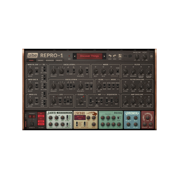 u-he Repro 類比合成器 Plugin (下載版) - 音源軟體 Plugin 