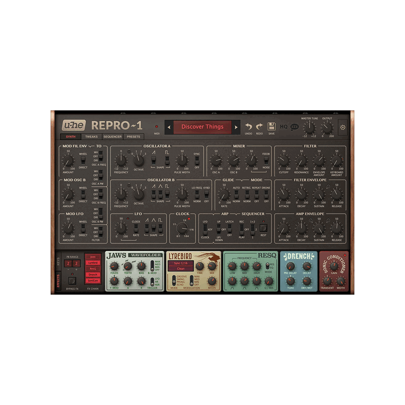 u-he Repro 類比合成器 Plugin (下載版) - 主圖