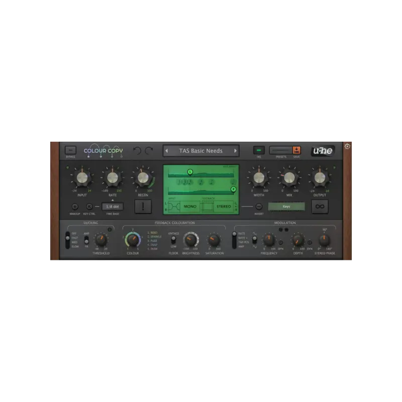 u-he Colour Copy BBD 類比 Delay 效果器 Plugin (下載版) - 主圖