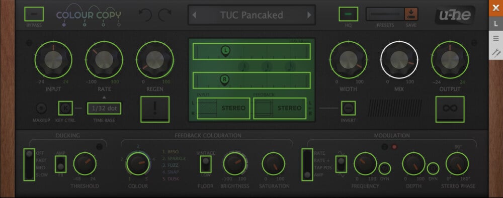 u-he Colour Copy BBD 類比延遲效果器 Plugin (下載版) - 效果器軟體 Plugin