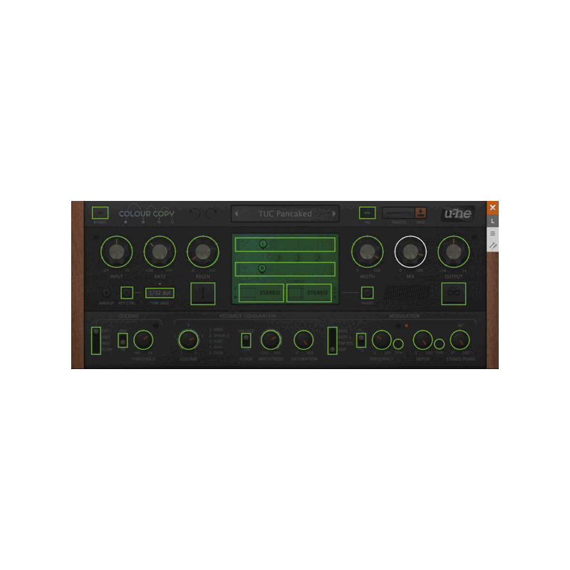 u-he Colour Copy BBD 類比延遲效果器 Plugin (下載版) - 主圖