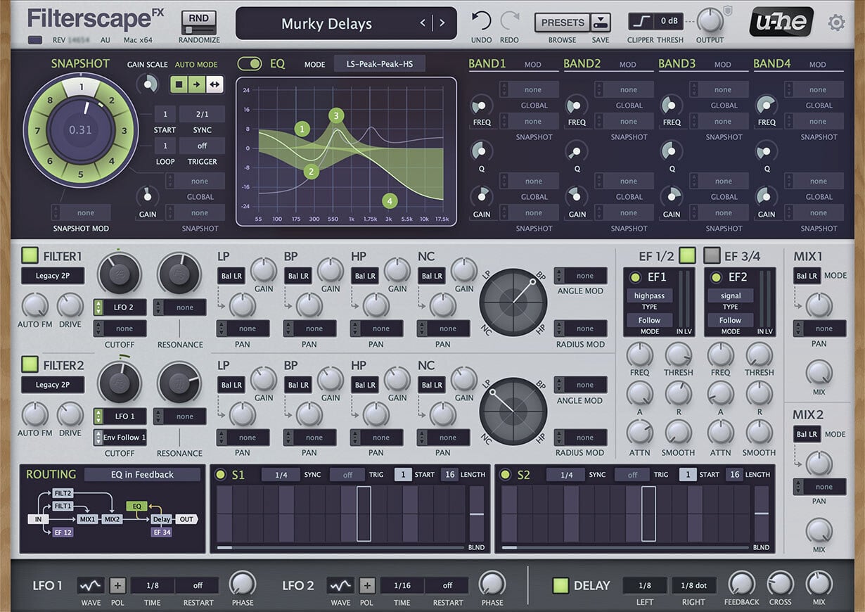 Filterscape 變形等化器 / 濾波器 Plugin (下載版)