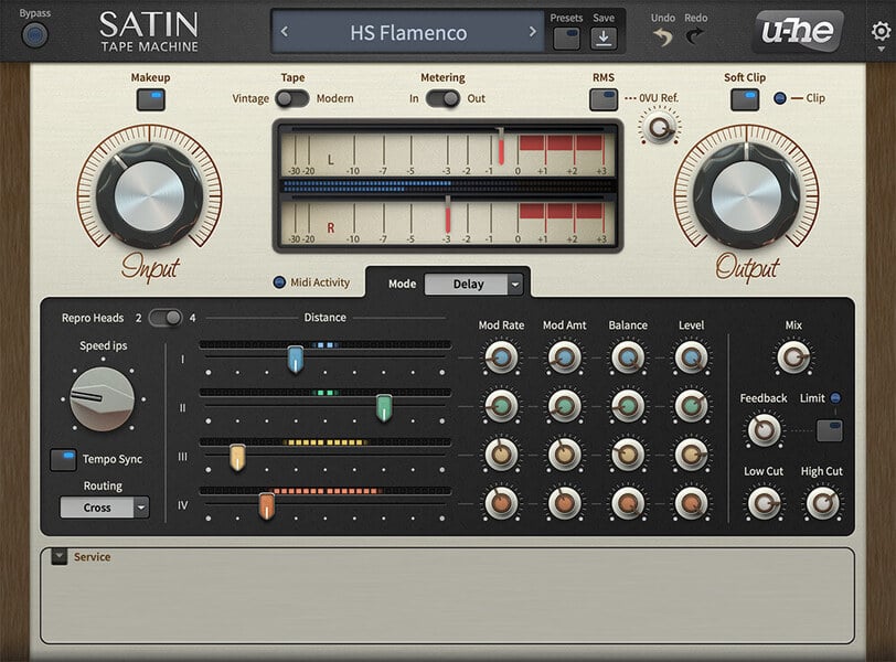 u-he Satin 磁帶模擬效果器 Plugin (下載版) - 效果器軟體 Plugin