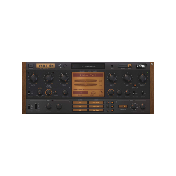 u-he Twangström Reverb 彈簧殘響效果器 Plugin (下載版) - 效果器軟體 Plugin