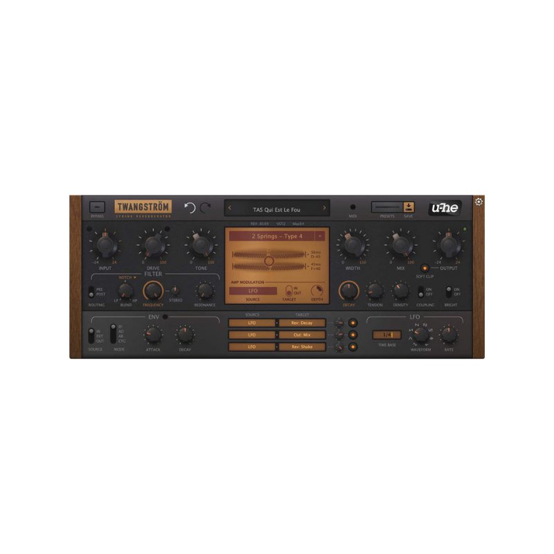 Twangström 彈簧 Reverb 效果器 Plugin (下載版)