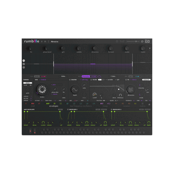 UVI Rumble 多頻段貝斯合成器 Plugin (下載版) - 音源軟體 Plugin 