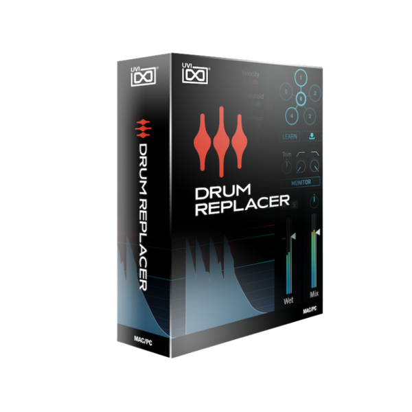 UVI Drum Replacer 智慧鼓組替換效果器 Plugin (下載版) - 效果器軟體 Plugin