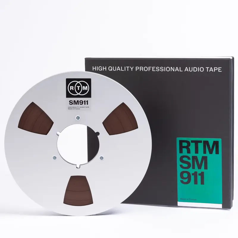 RTM SM911 開盤式錄音帶 1/4 吋 762m NAB 金屬盤 - 主圖