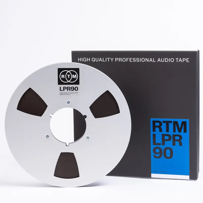 RTM LPR90 開盤式錄音帶 1/4 吋 1100m NAB 金屬盤 - 主圖