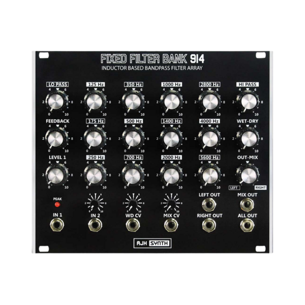 AJH Synth FFB914 Fixed Filter Bank 14 段電感式固定濾波器組 Eurorack 模組 - Filter