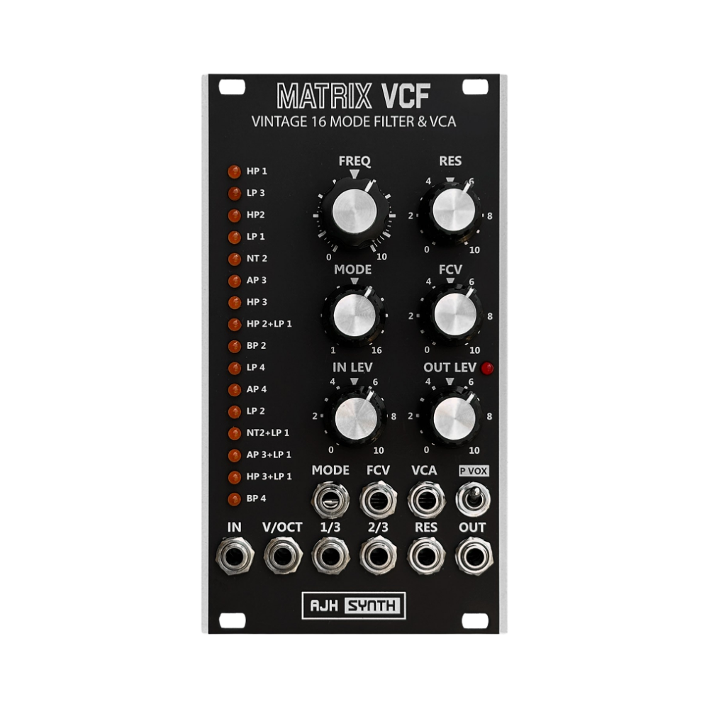 Matrix VCF & VCA 16 模式類比濾波器 Eurorack 模組