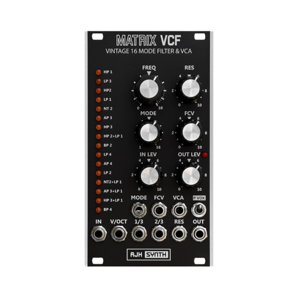 AJH Synth Matrix VCF & VCA 16 模式類比濾波器 Eurorack 模組 - Filter