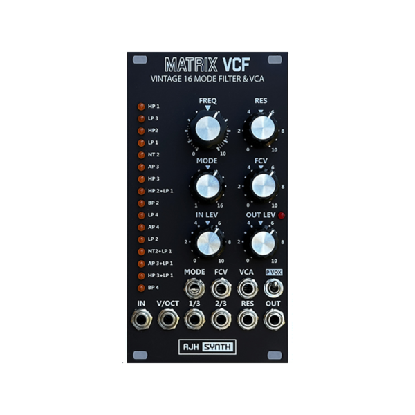 AJH Synth Matrix VCF & VCA 16 模式類比濾波器 Eurorack 模組 - Filter