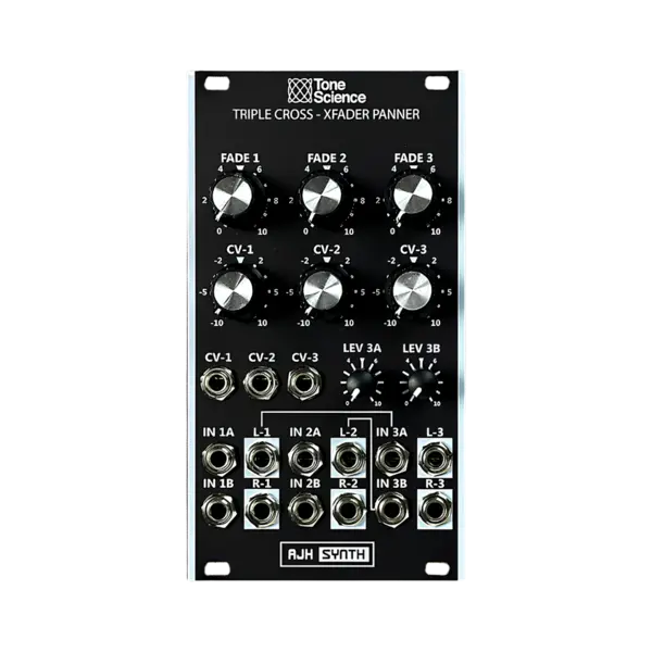 AJH Synth Tone Science Triple Cross 三路交叉淡化／相位移動器 Eurorack 模組 - Mixer