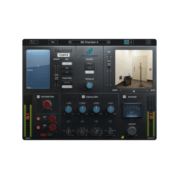 KIT Plugins BB Chamber A 實體 Reverb 效果器 Plugin (下載版) - 效果器軟體 Plugin